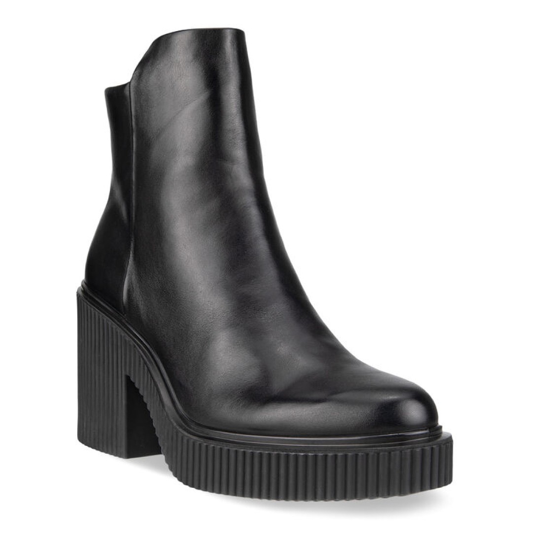 2147 ECCO FLUTED HEEL BOOT LEA - Imagen 1