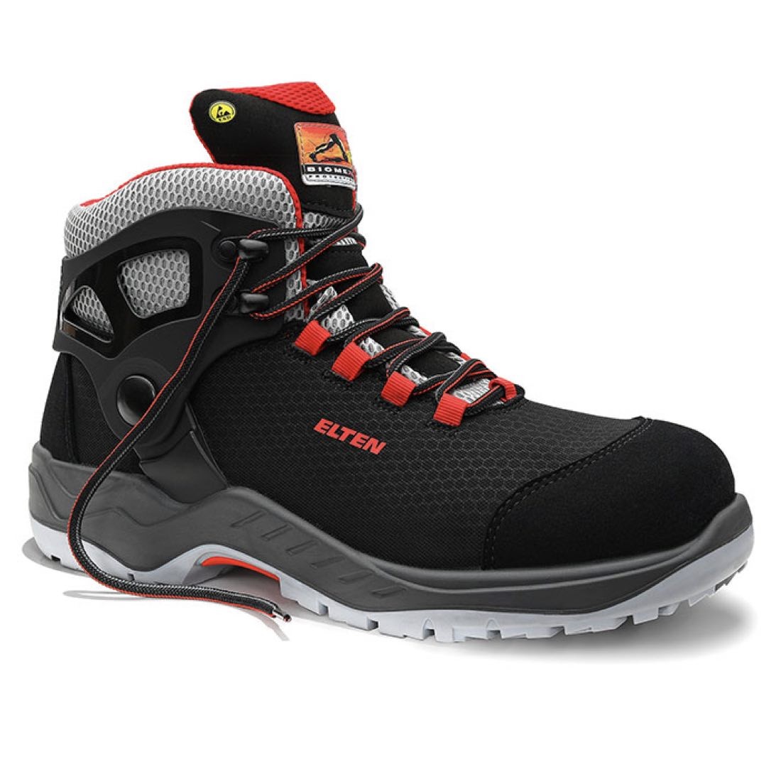 987 HANNAH XXTL BOA BLACK RED MID ESD S3 - Imagen 1